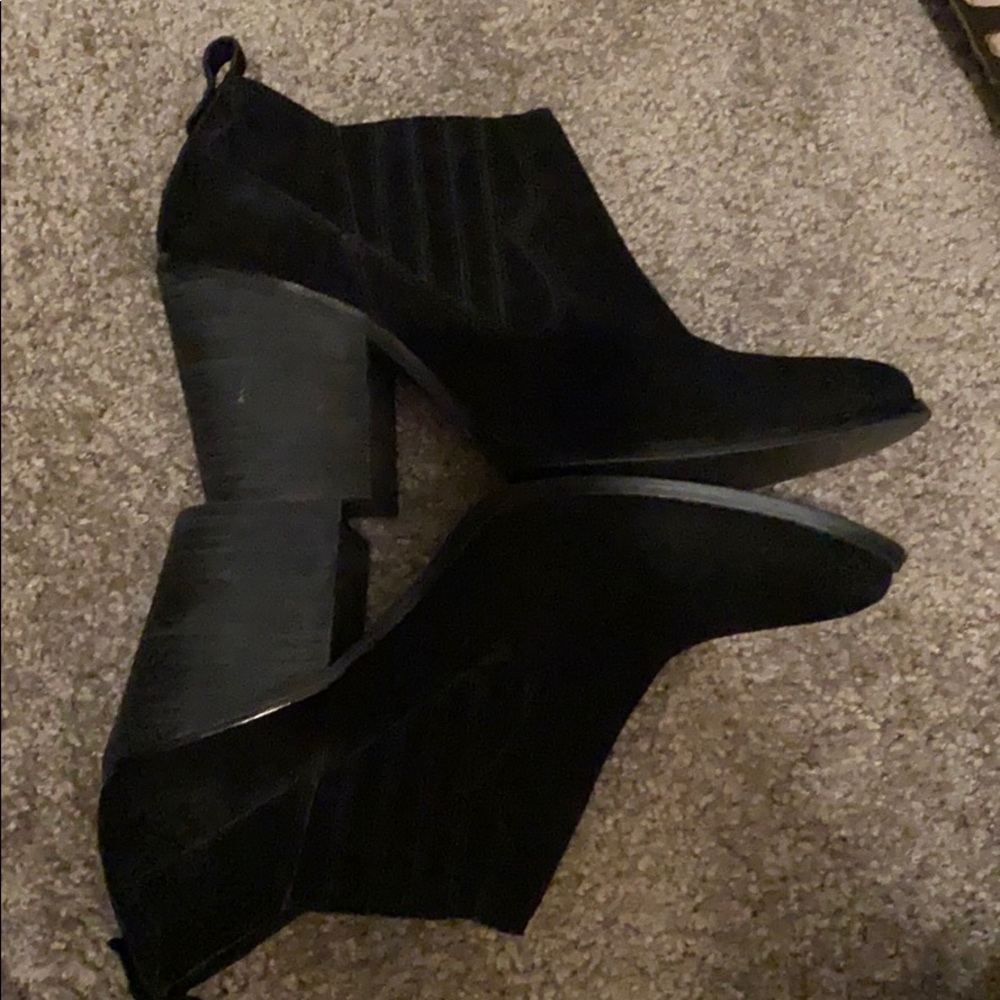 Suede booties